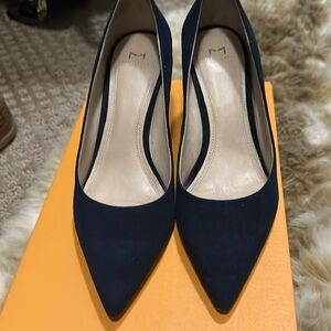 Marc Fishet EUC BLUE suede shoes!!!